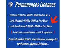 Permanences licences 